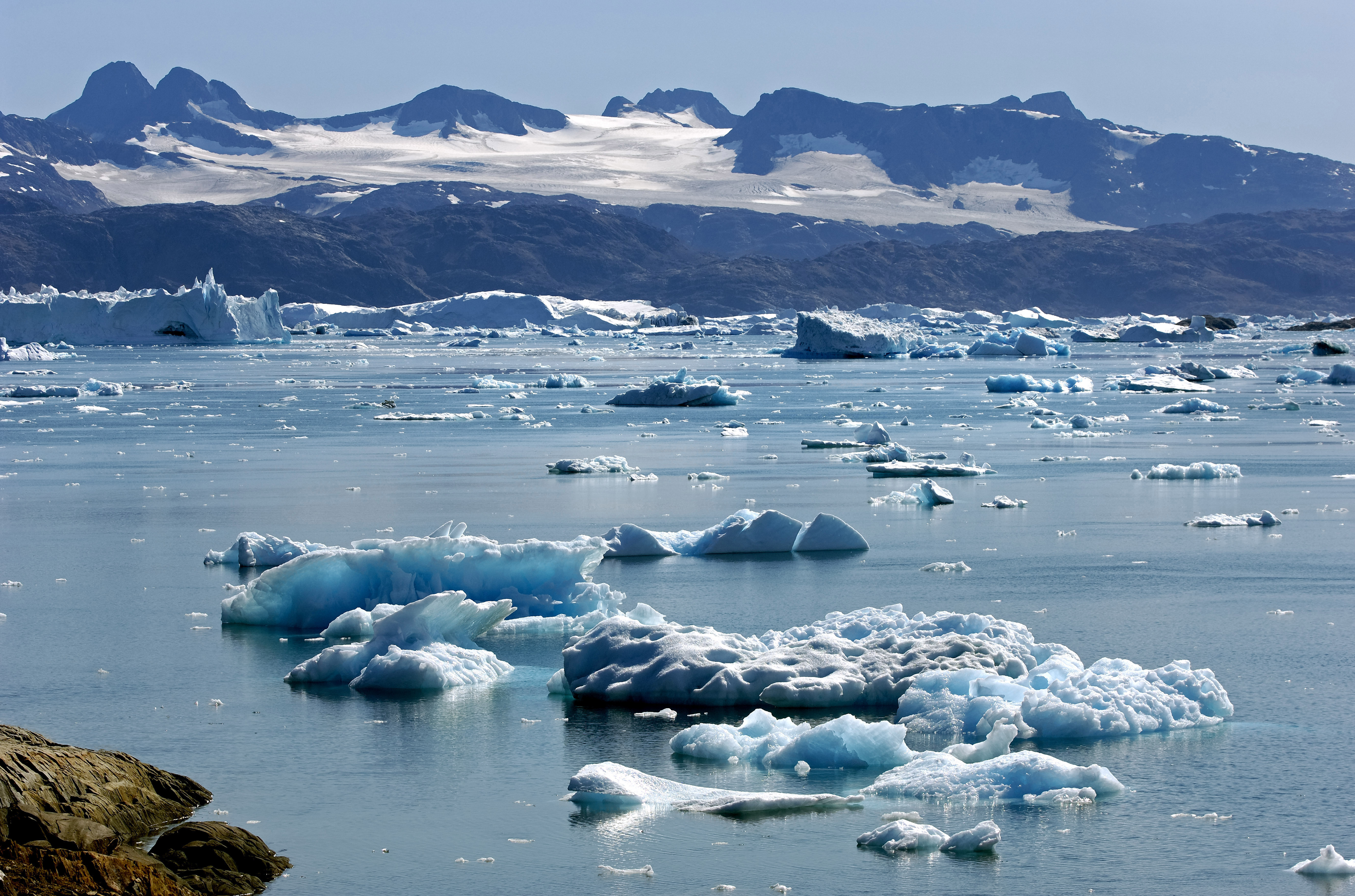 Groenland : record de fonte de la calotte glaciaire en 2019