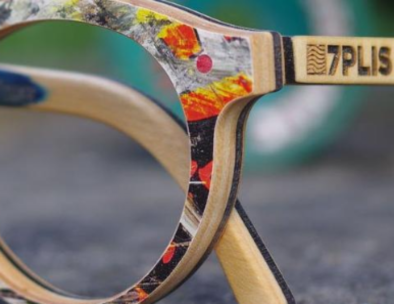 7PLIS : des lunettes et accessoires en skateboard recyclés !
